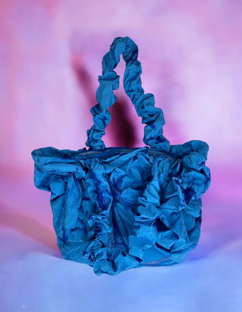 Miro Misljen Design - Hand-Painted Cotton Puffy Bag