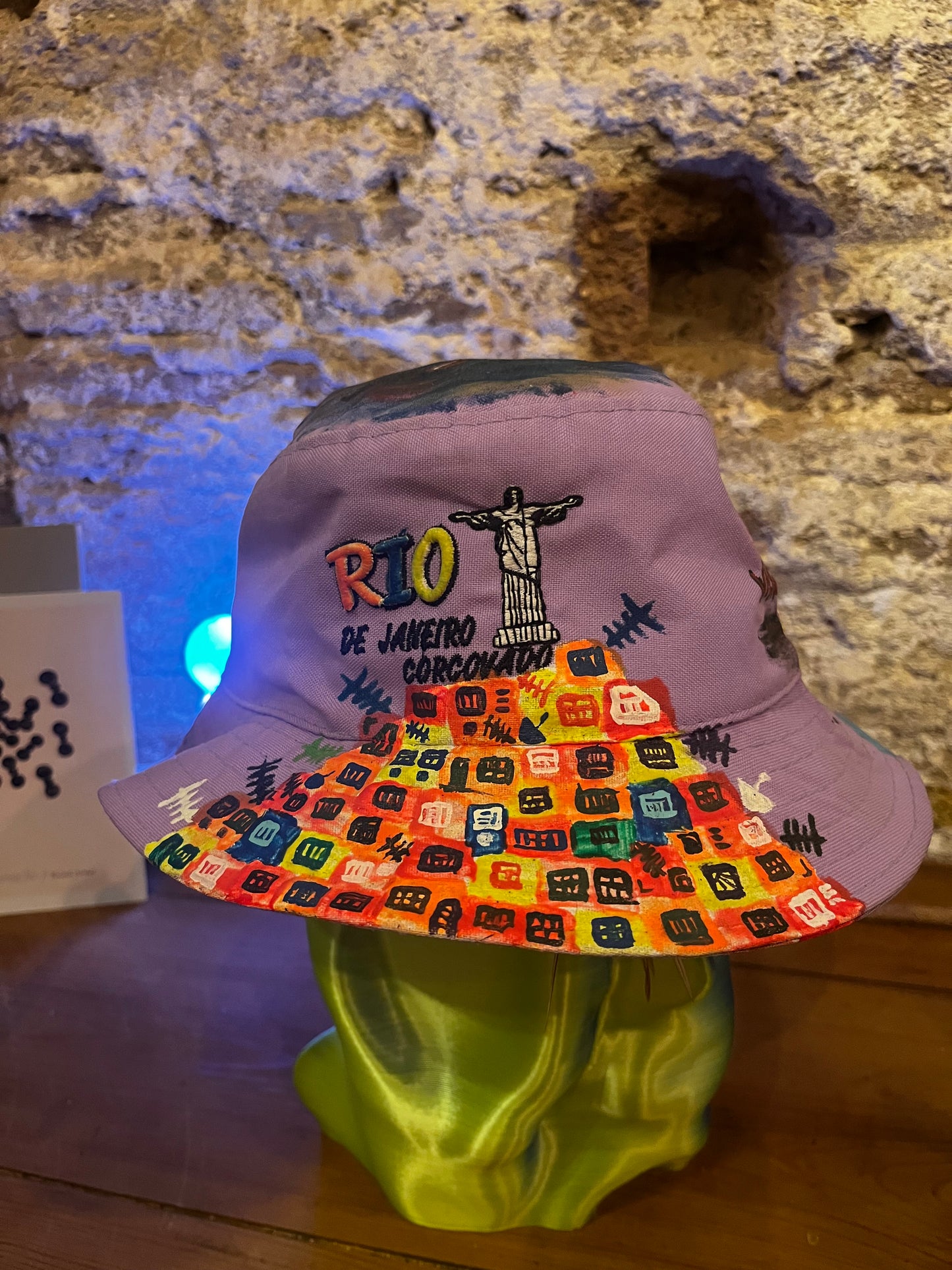 Hat - hand-painted