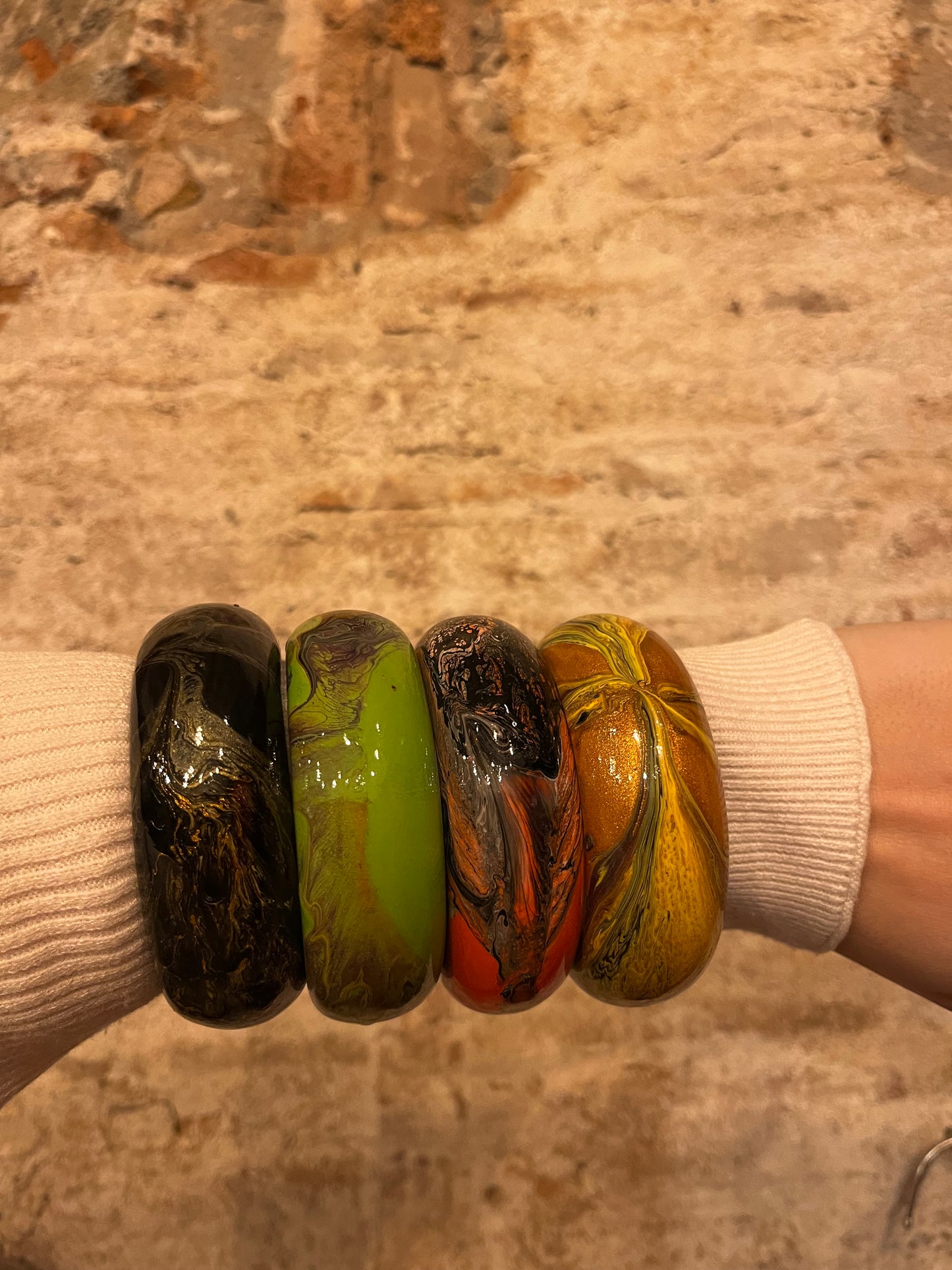 Hand painted bracelet