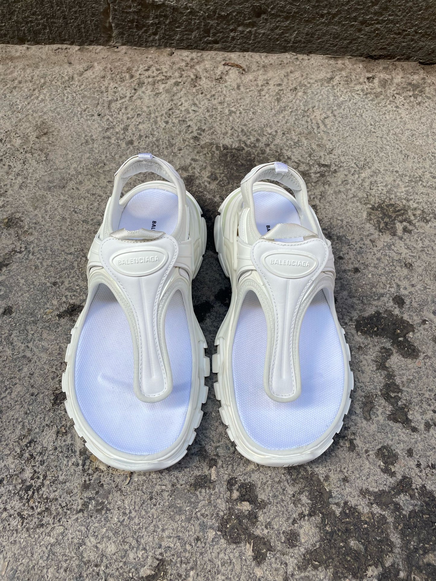 Balenciaga Track Thong Sandals