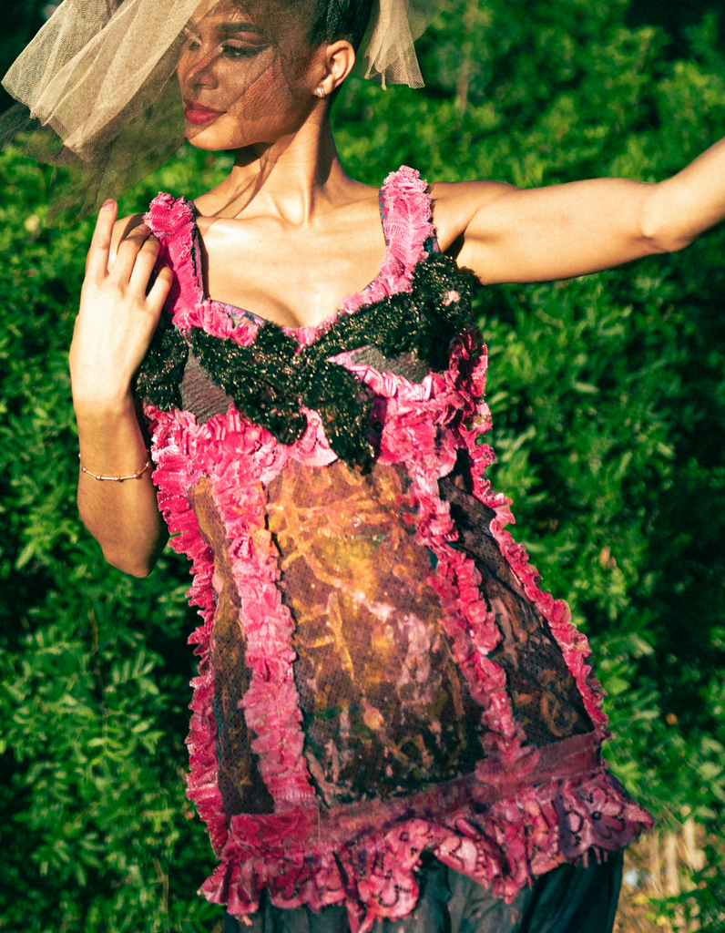Miro Misljen Design - Painted Canvas Dress