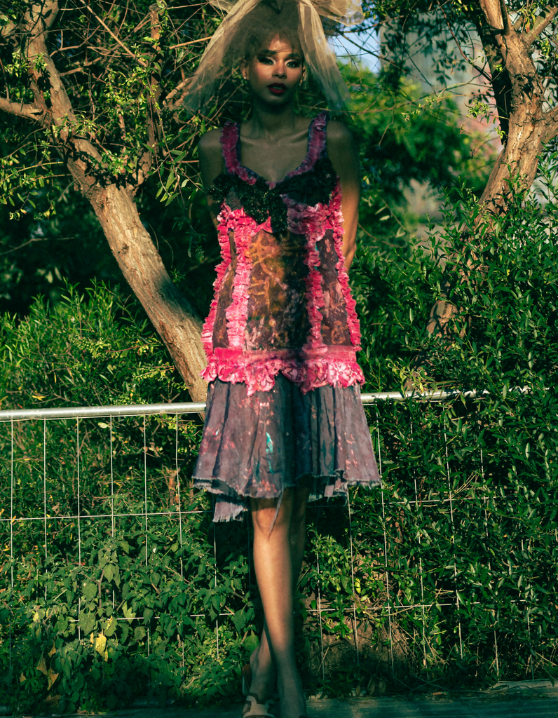 Miro Misljen Design - Painted Canvas Dress