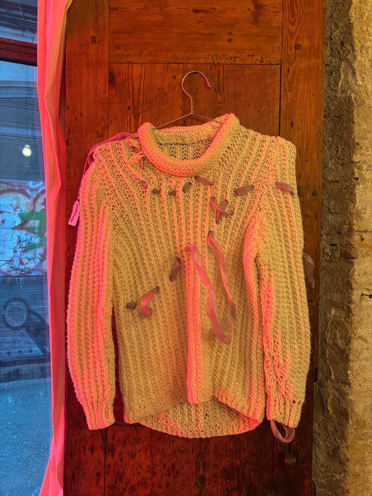Deconstructed Knitted Sweater