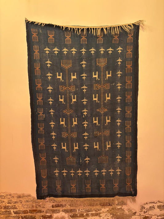 Handwoven Tunisian Tapestry or Carpet