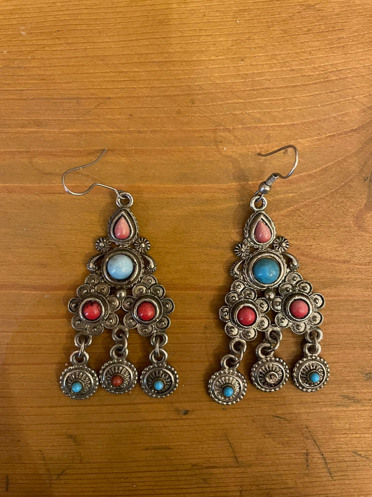 Morrocan Silver Earings